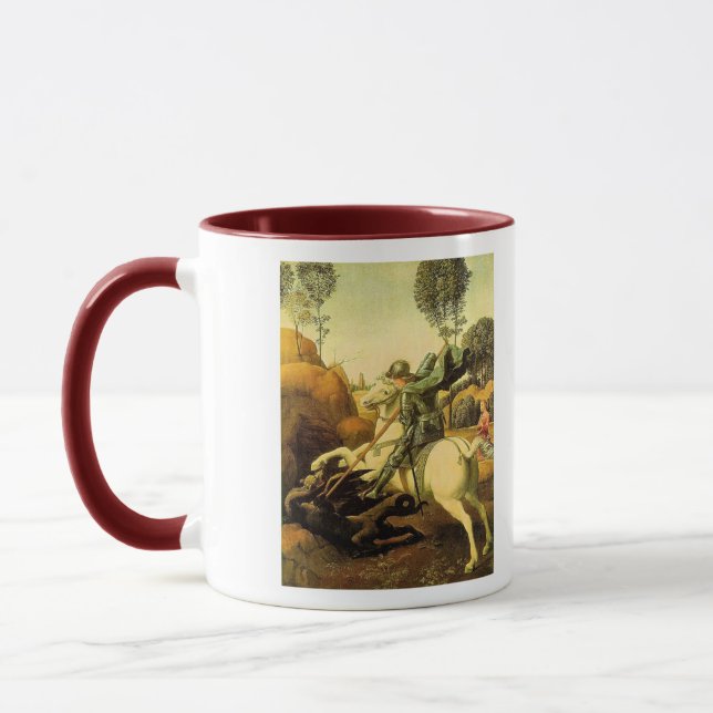Mug "Saint George et le dragon" de Raphaël (vers 1505) (Gauche)