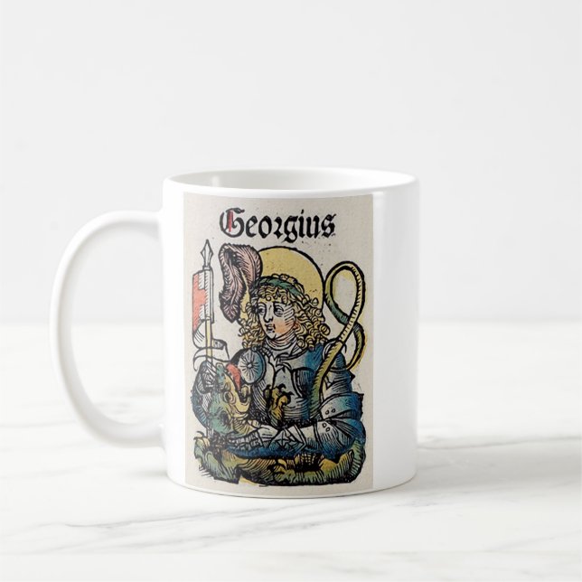 Mug Saint Georges de la Chronique de Nuremberg (Gauche)