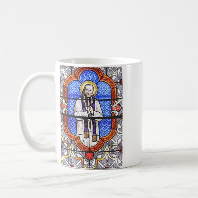 Mug Saint Jean Vianney Guide de l'Âme Premium Impressi (Gauche)
