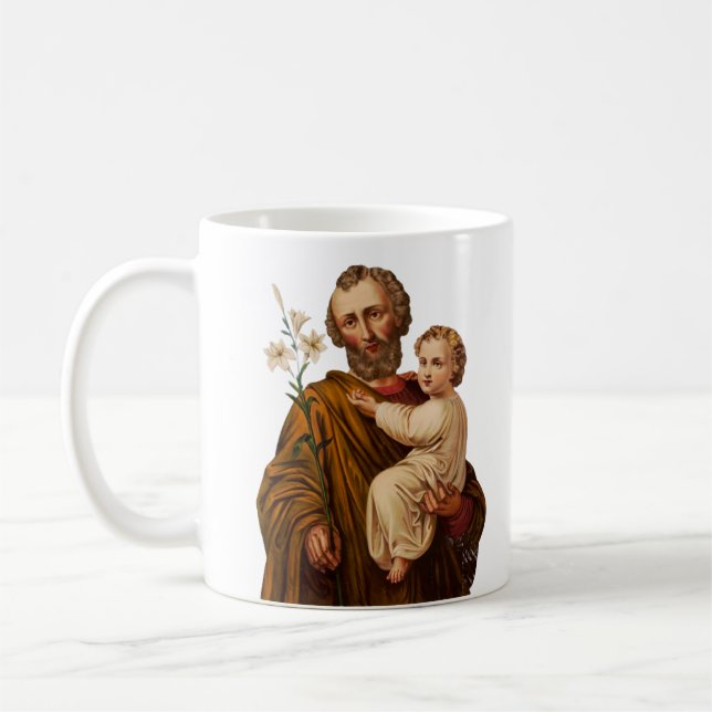 Mug Saint Joseph gardien de la Sainte Famille (Gauche)