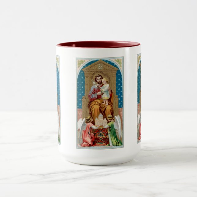 Mug Saint Joseph, Toddler CC, Anges avec modèle du Vat (Centre)