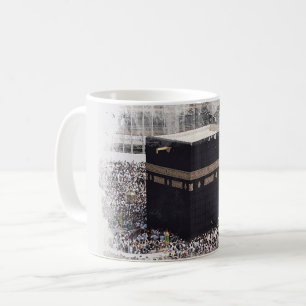 Mug Saint Kaaba, Masjid Al Haram, aquarelle illustrée