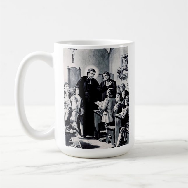 Mug Saint Louis de Montfort prêtre français (Gauche)