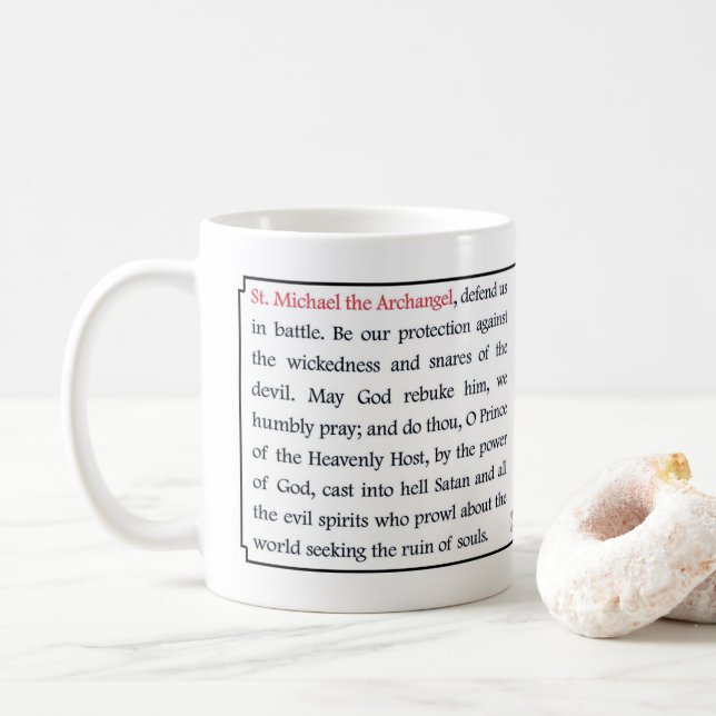 Mug Saint Michel Archange (Avec donut)