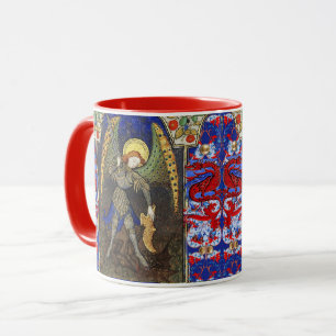 Mug Saint Michel l'Archange avec le diable, Dragons ro