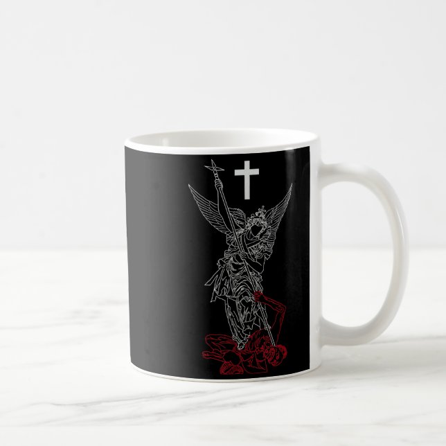 Mug Saint Michel l'Archange vainquant Satan (Droite)