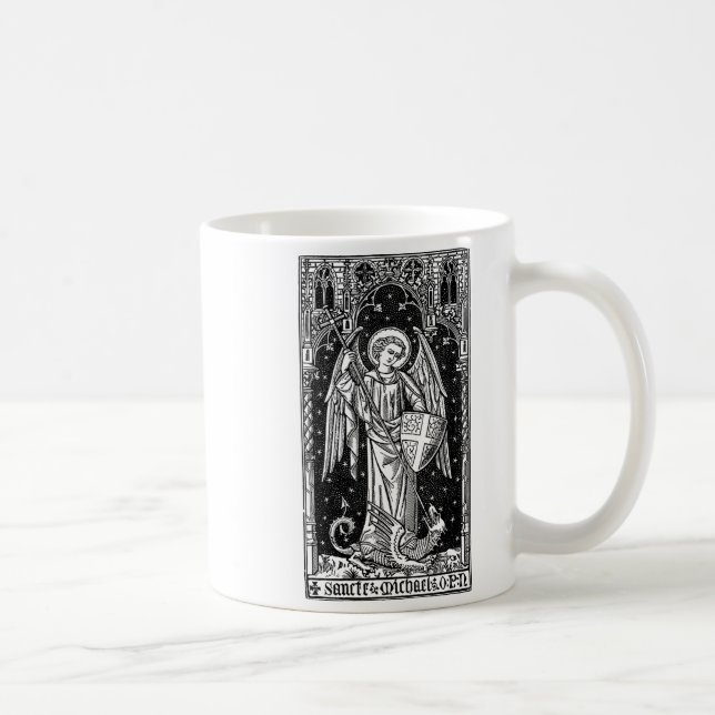 Mug Saint Michel l'Archange vainquant Satan Christ (Droite)