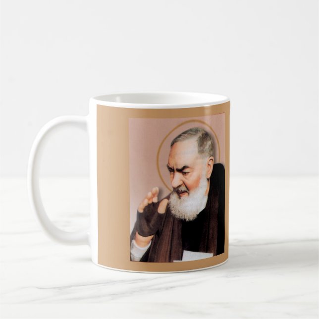 Mug Saint Padre Pio, Mystique catholique (Gauche)