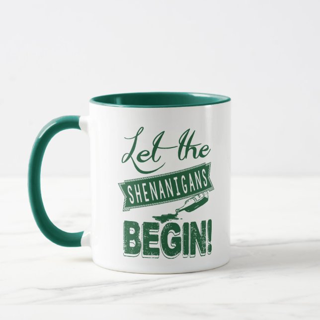 Mug Saint-Patrick Chugging (Gauche)