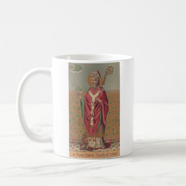 Mug Saint Patrick d'Irlande Art Sacré Celtique (Gauche)