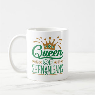 Mug Saint Patrick, fête de la Reine des Shenanigans