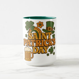 Mug Saint Patrick vintage années 70