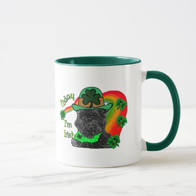 Mug Saint Patrick's Day Affenpinscher (Droite)