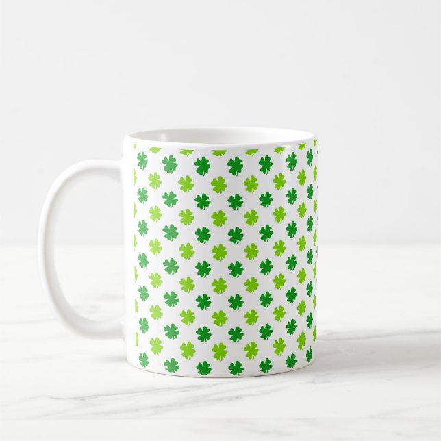 Mug Saint Patrick's Day Clover Feuille Motif-54601 (Gauche)