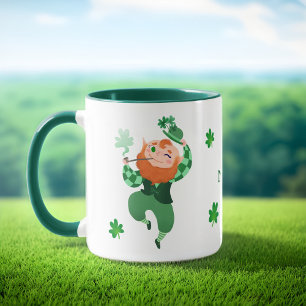Mug Saint Patrick's Day Cute Leprechaun Personnalisé