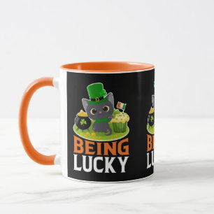 Mug Saint Patrick's Day Être chanceux