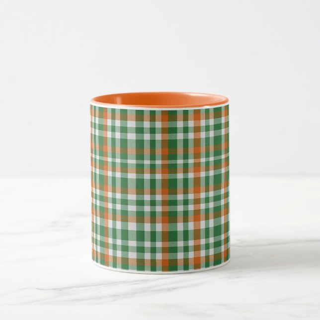 Mug Saint Patrick's day Irlande Drapeau couleur en vic (Centre)
