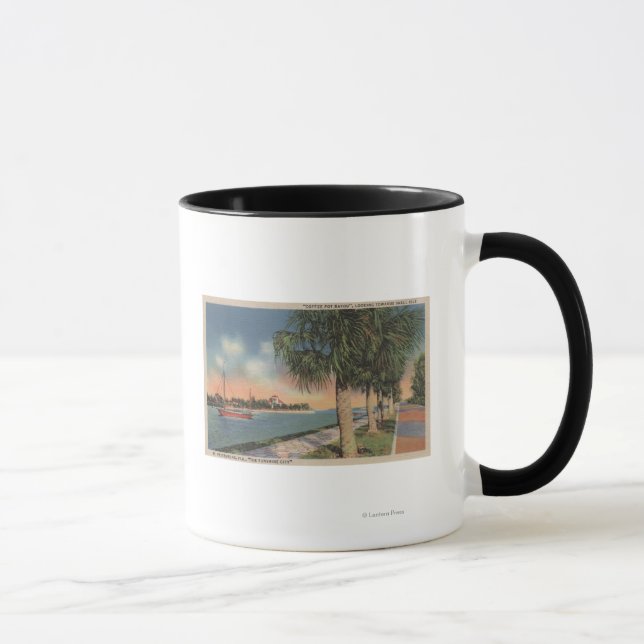 Mug Saint-Pétersbourg, FL - Vue du pot de café (Droite)
