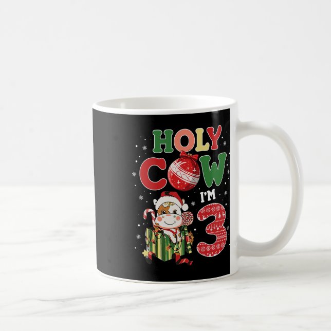 Mug Saint Vache Je suis 3 Anniversaire Garçon 3e Vache (Droite)