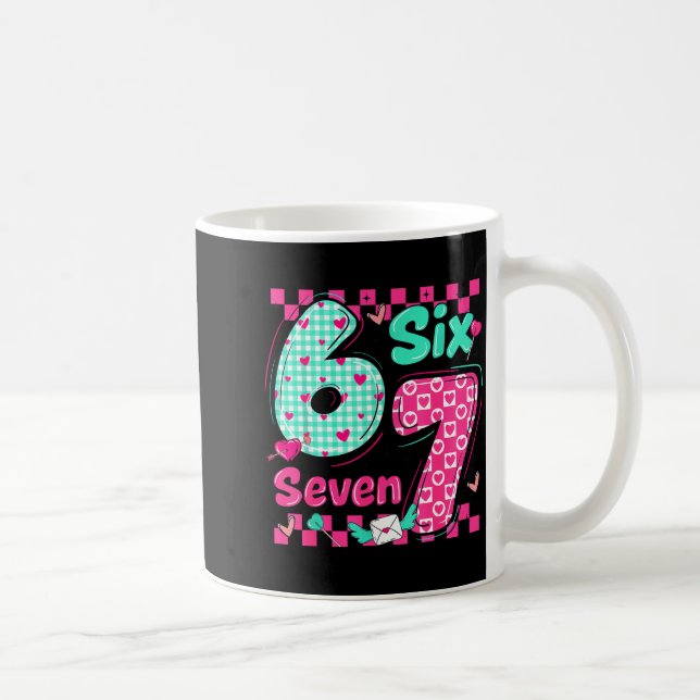 Mug Saint-Valentin 6 7 Six Sept Cœurs Couple Prépa  (Droite)