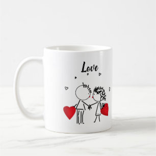 Mug Saint Valentin amour vacances personnalisées engag
