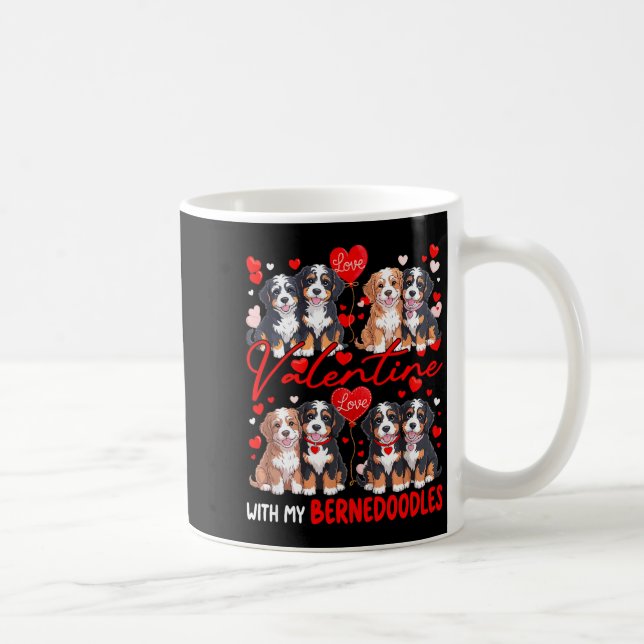Mug Saint-Valentin Avec Mon Costume De Chiens Couple B (Droite)