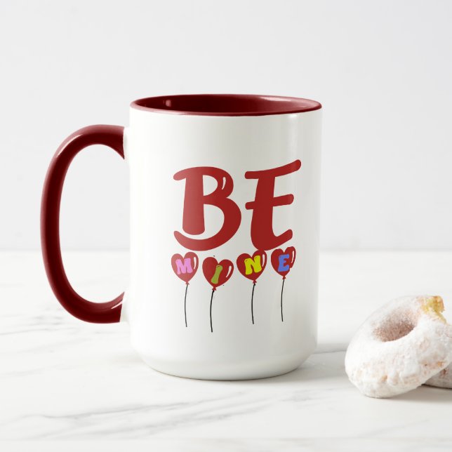 Mug Saint-Valentin Boug cadeau, mignonne Be Mine Cup (Avec donut)