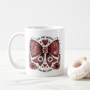 Mug Saint Valentin Chrétien Vous êtes digne Coquette