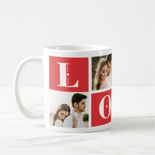 Mug Saint Valentin Couple 4 Photo Love