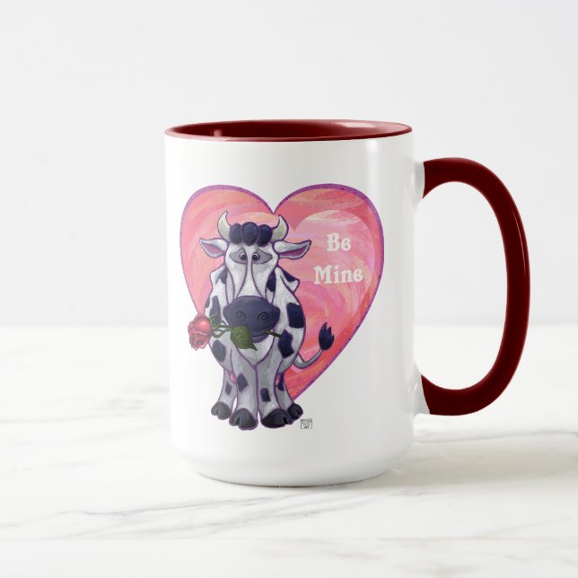 Mug Saint Valentin de la vache (Droite)