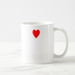 Mug Saint Valentin drôle couple assorti J'aime Elle Je