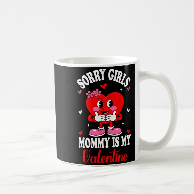 Mug Saint-Valentin Garçons Enfants Désolé Filles Maman (Droite)