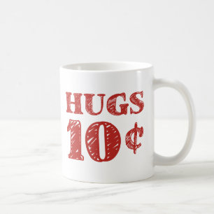 Mug Saint-Valentin Hugs 10 cents
