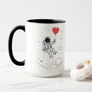 Mug Saint-Valentin - "Love You to the Moon"