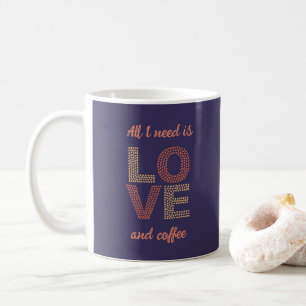 Mug Saint-Valentin mignon personnalisé Tout ce dont j'