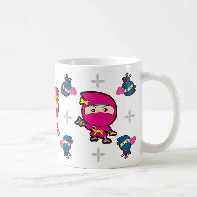 Mug Saint Valentin Ninja Girl (Droite)