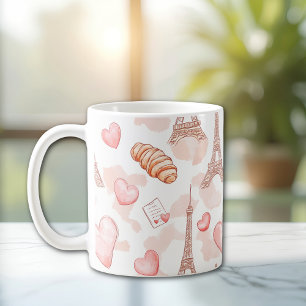 Mug Saint-Valentin Romantique Parisien