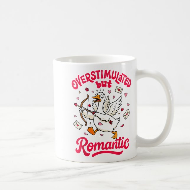 Mug Saint-Valentin Silly Goose Xoxo Surstimulé Mais Ro (Droite)