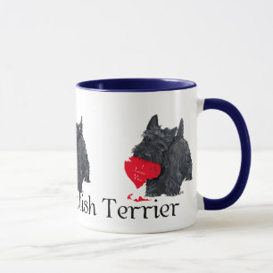 Mug Saint-Valentin Terrier Écossais