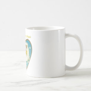 Mug Saint-Valentin victorien sur les anges des cadeaux