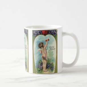 Mug Saint Valentin, Victorienne vintage, Message de Cu