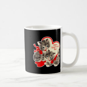 Mug Saint-Valentin Vintage Chat Chaton Rétro