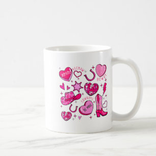 Mug Saint Valentin western groovy howdy Cowb
