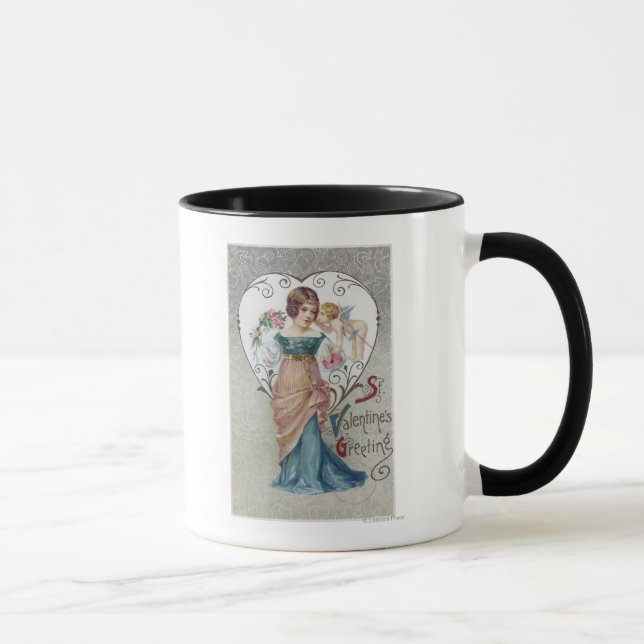 Mug Saint-Valentin's Greeting Cupid (Droite)