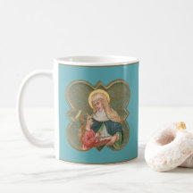 Sainte-Anne et la BVM dans un Quatrefoil barbelé (