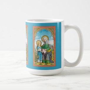Mug Sainte-Anne néogothique et Marie jeune (SAU 29)