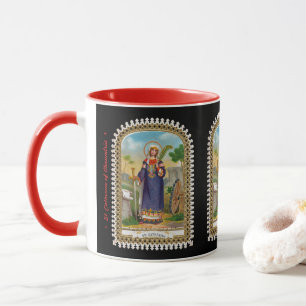 Mug Sainte Catherine d'Alexandrie en robe égyptienne