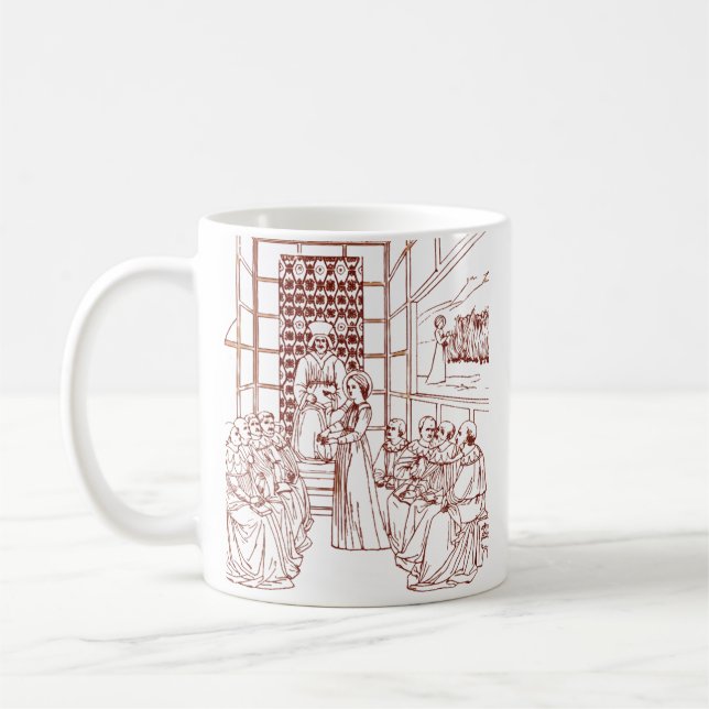 Mug Sainte Catherine disputant avec des érudits par Ma (Gauche)