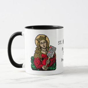 Mug Sainte Cécile avec tableau d'hymnes (Nuremberg)