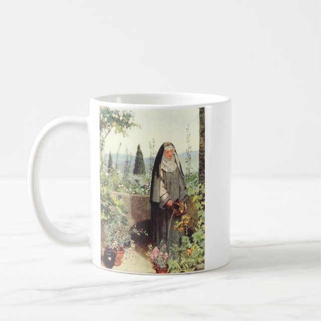 Mug Sainte Claire d'Assise : Patronne de la télévision (Gauche)